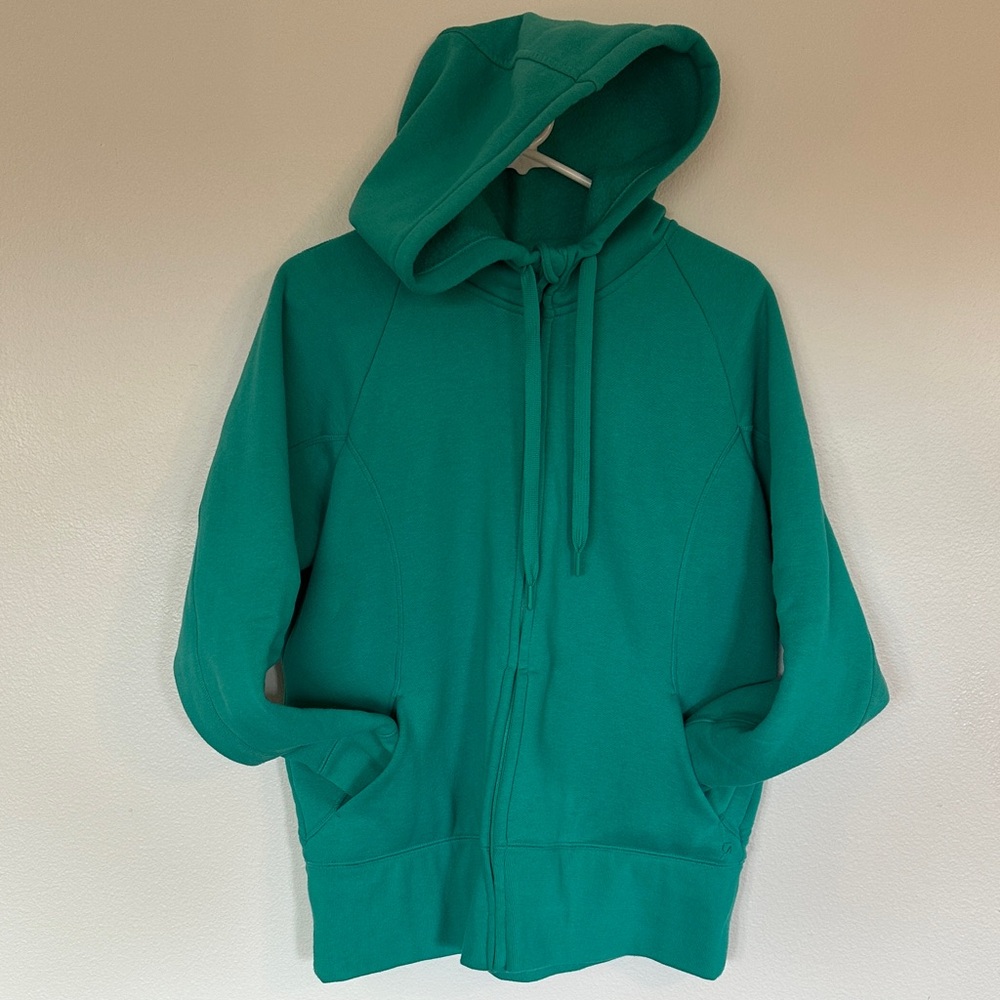 GAP Teal Thick Full-Zip Hoodie